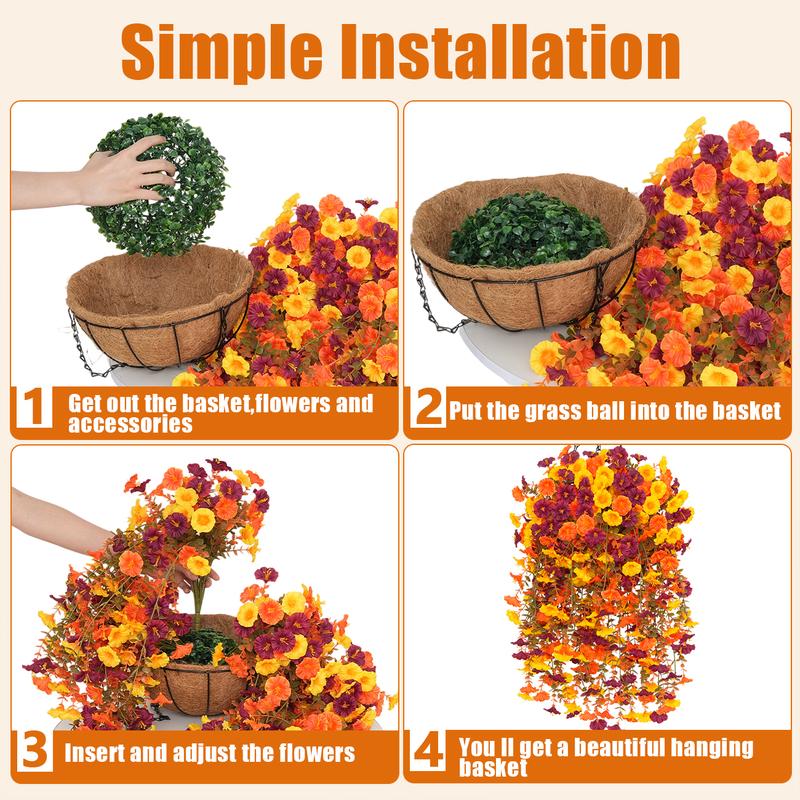 Harvest Bloom Hanging Baskets