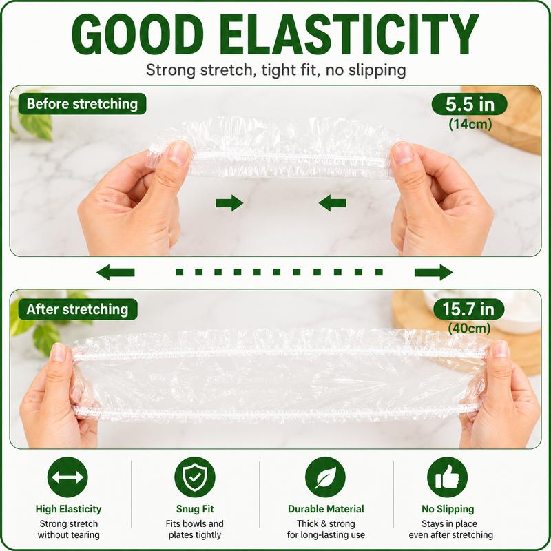 FreshSeal Elastic Food Covers (100 Pack)