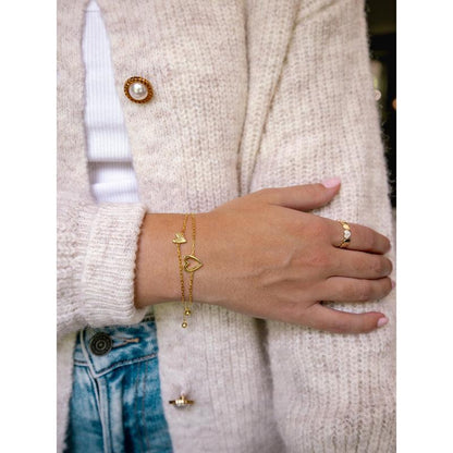 The Little Heart Matching Bracelet Set