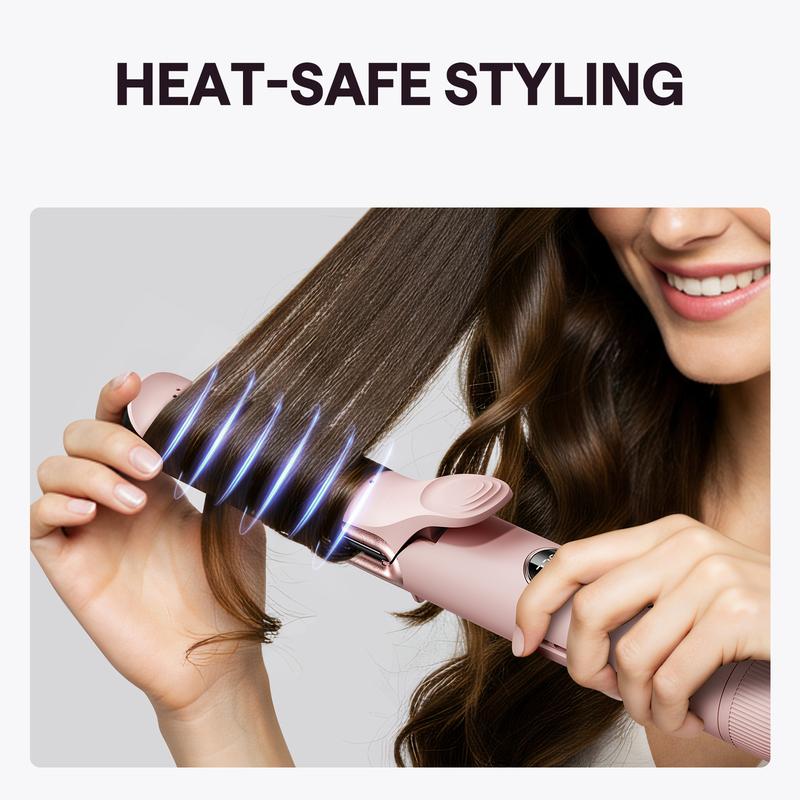 Wavytalk Whirlwind Curl, 360° Airflow Styler With 3 Air Modes &  LED Display,  2-in-1 Hair Straightener and Curler with Cooling Air Vents to Lock in Style