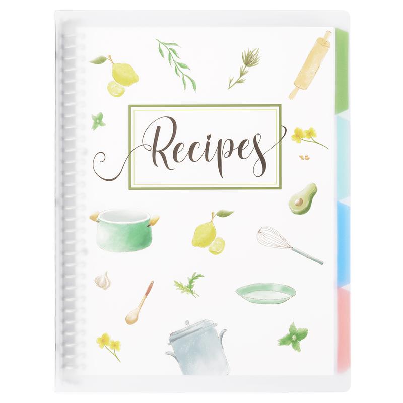 Soligt Recipe Book Journal , 8.5\" x 11\"