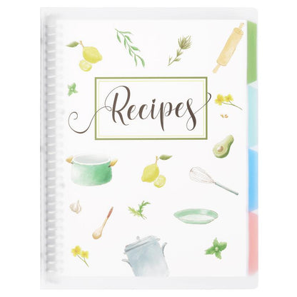 Soligt Recipe Book Journal , 8.5\" x 11\"