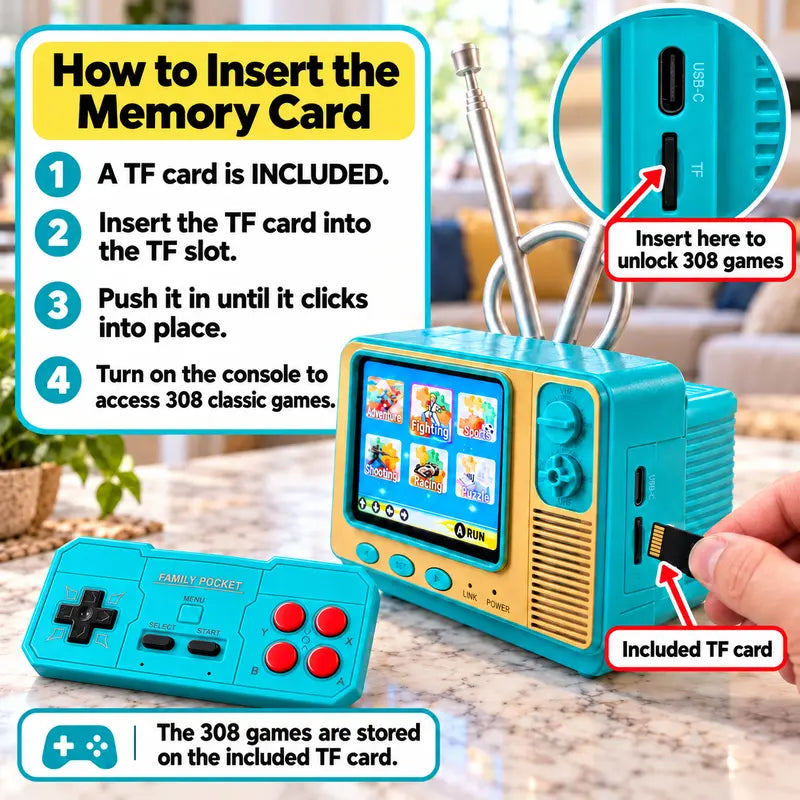 REWIND MINI | Retro TV Game Console
