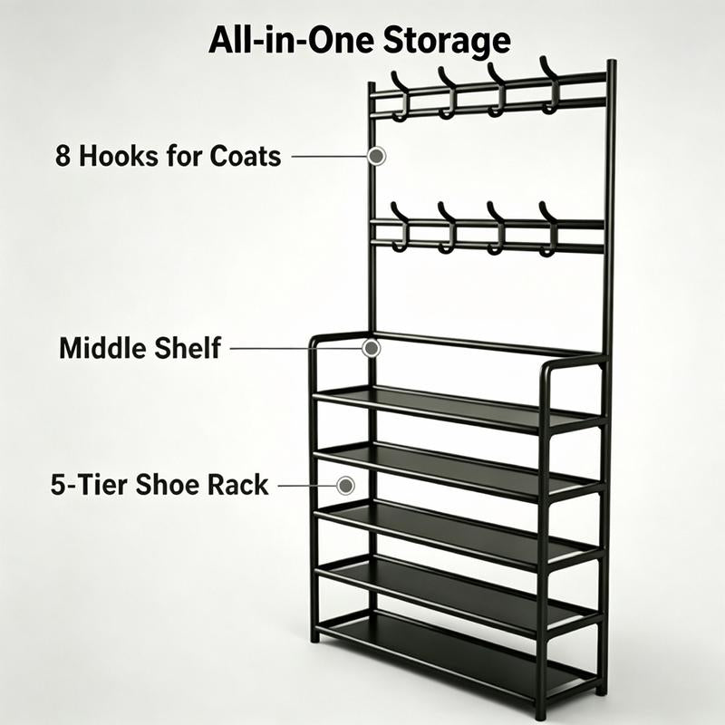 ClearEntry™ 3-in-1 Entryway Organizer
