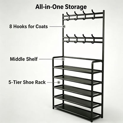 ClearEntry™ 3-in-1 Entryway Organizer
