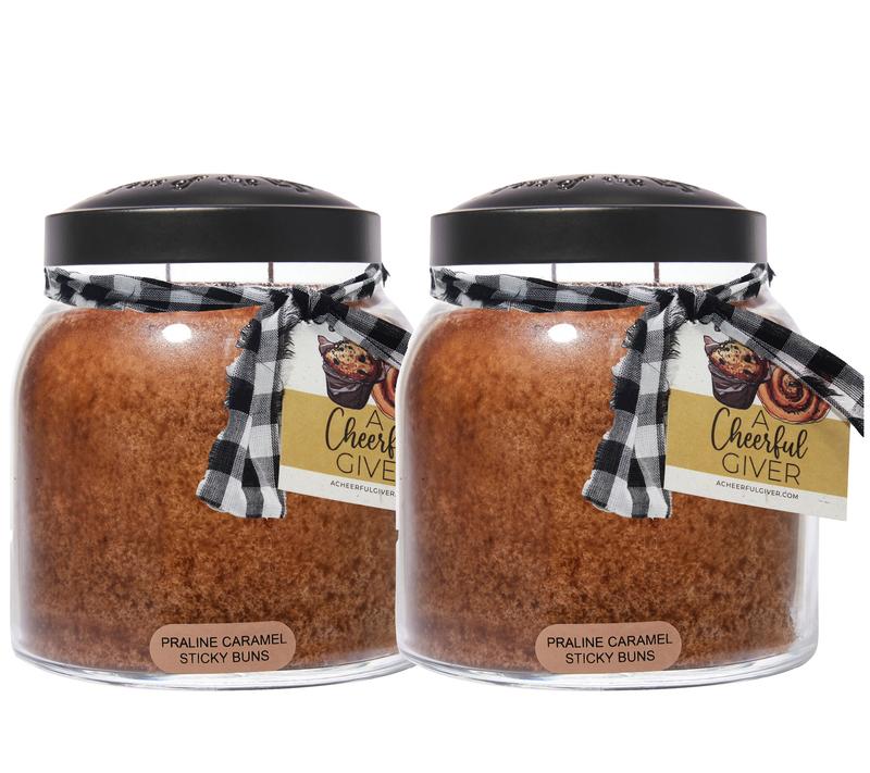 A Cheerful Giver 34 oz. Holiday Papa Jar Duo