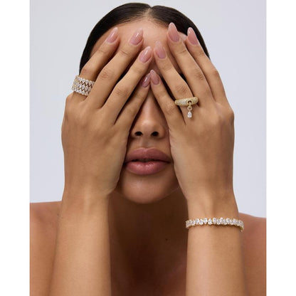 The Pear Eternity Tennis Bracelet