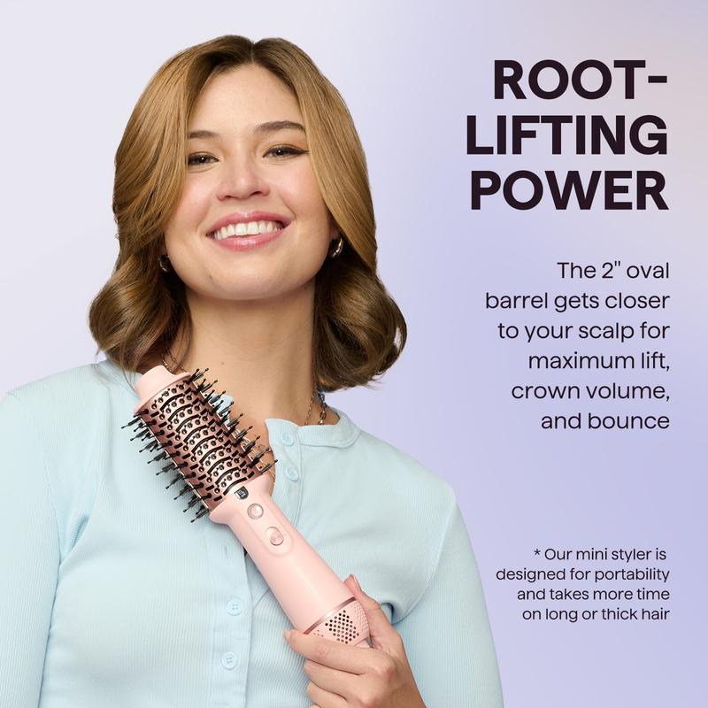 Wavytalk Jet Brush Dual Voltage Ionic Hair Dryer Brush, Reduces Damage, Anti-Frizz Straight Hair, Curls and Blowouts