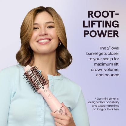 Wavytalk Jet Brush Dual Voltage Ionic Hair Dryer Brush, Reduces Damage, Anti-Frizz Straight Hair, Curls and Blowouts