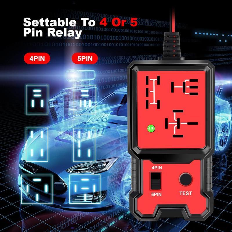 RelayCheck Pro™ – 12V Car Relay Tester