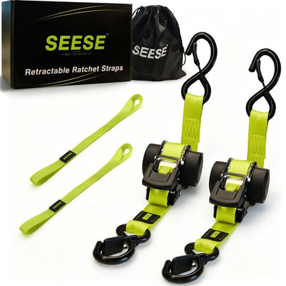 SnapTight Retractable Ratchet Strap