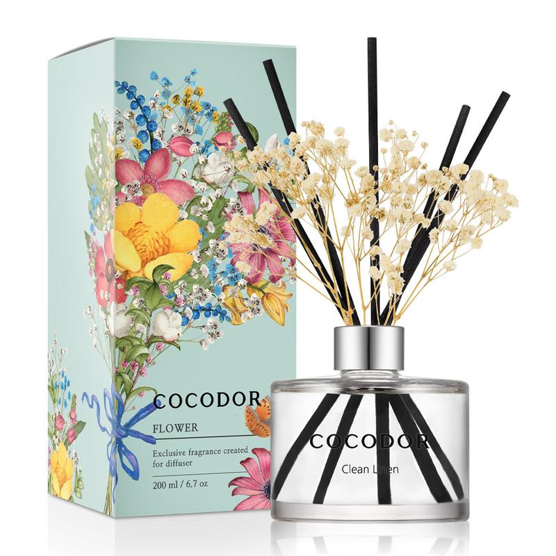 COCODOR Flower Reed Diffuser Set