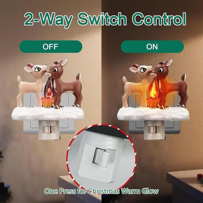 Ember Glow Reindeer Nightlight