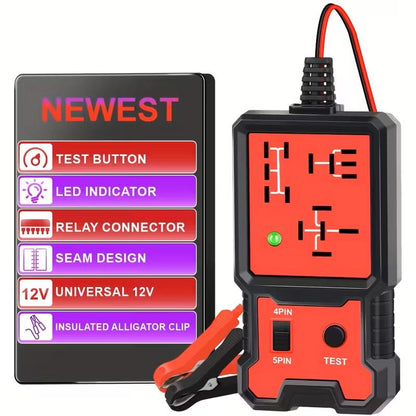 RelayCheck Pro™ – 12V Car Relay Tester