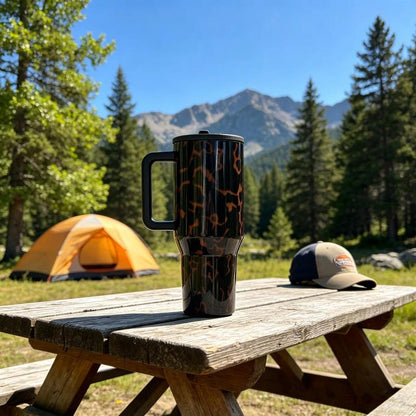 Korvital Aura 40oz Tumbler — Tortoiseshell Edition