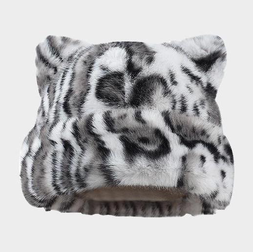 Fuzzy Cat Ear Beanie