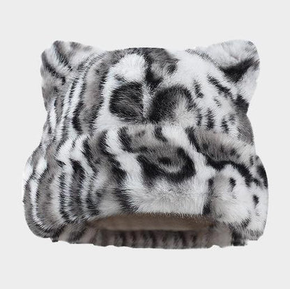 Fuzzy Cat Ear Beanie