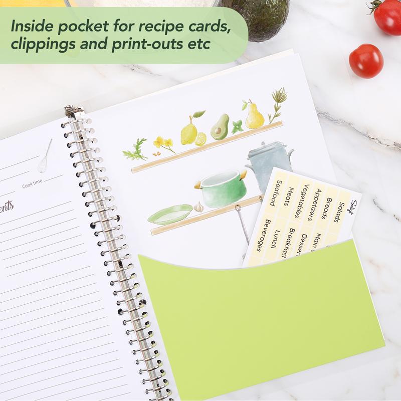 Soligt Recipe Book Journal , 8.5\" x 11\"