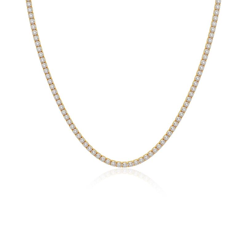 VERALUME Moissanite Tennis Necklace