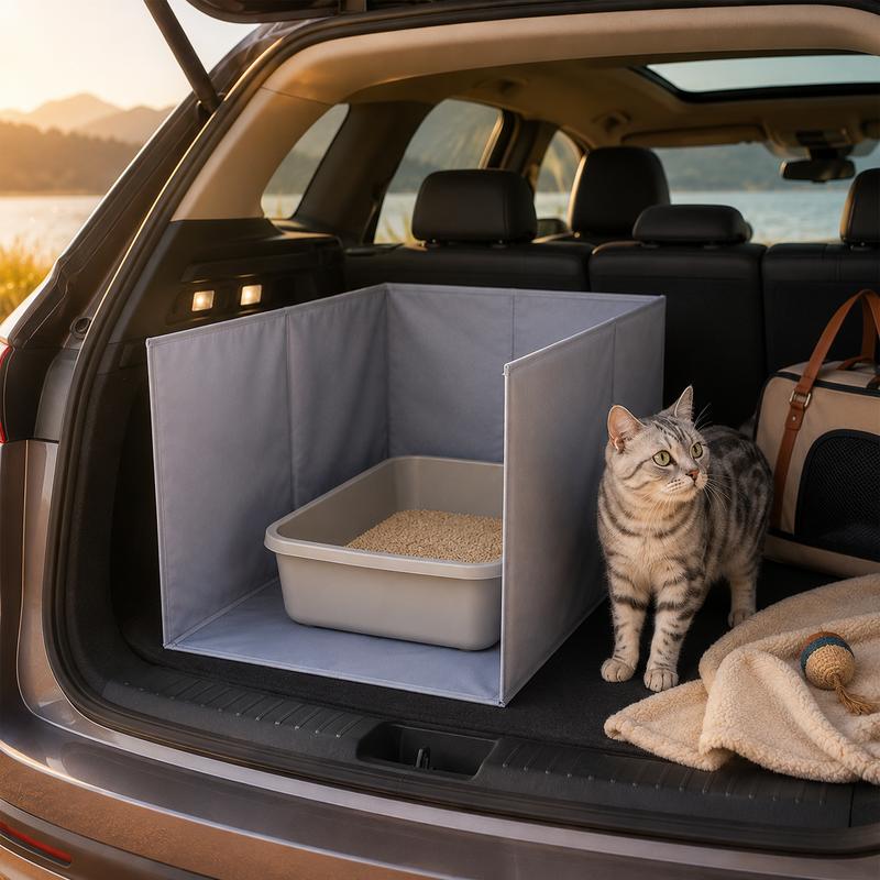 MessWall™ Pop-Up Litter Box Guard