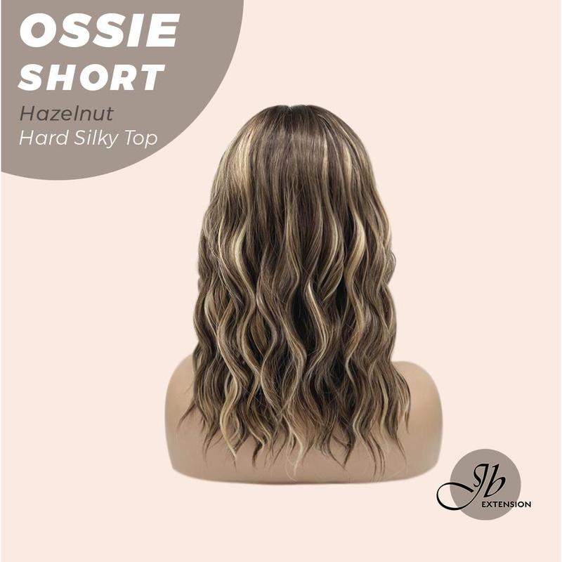 ZURI Short Wave Glueless Wig with Curtain Bangs (14")