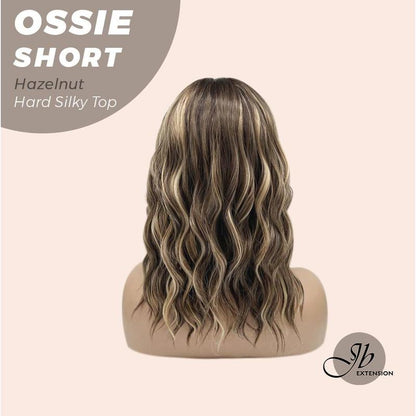 ZURI Short Wave Glueless Wig with Curtain Bangs (14")