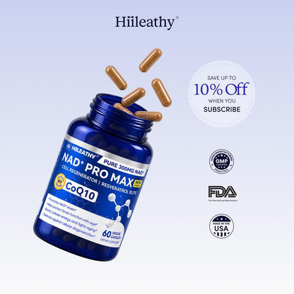 CELUVIA NAD+: Regenerador Celular 3 en 1 con Resveratrol + CoQ10