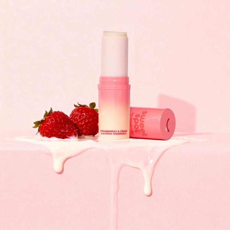Dulce Tentación — Barra de Fragancia Comestible, Fresas con Crema