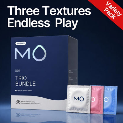 Trío Pack: 36 Condones, 3 Texturas