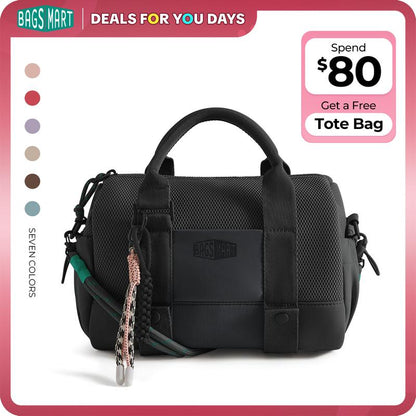 The Mighty Duffel Gym Bag with Yoga Mat Holder + Shoe Compartment