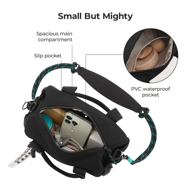 The Mighty Duffel Gym Bag with Yoga Mat Holder + Shoe Compartment