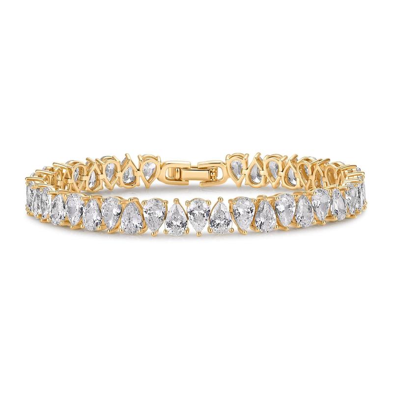 The Pear Eternity Tennis Bracelet