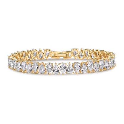 The Pear Eternity Tennis Bracelet