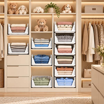 SlideStack Pull-Out Closet Organizer