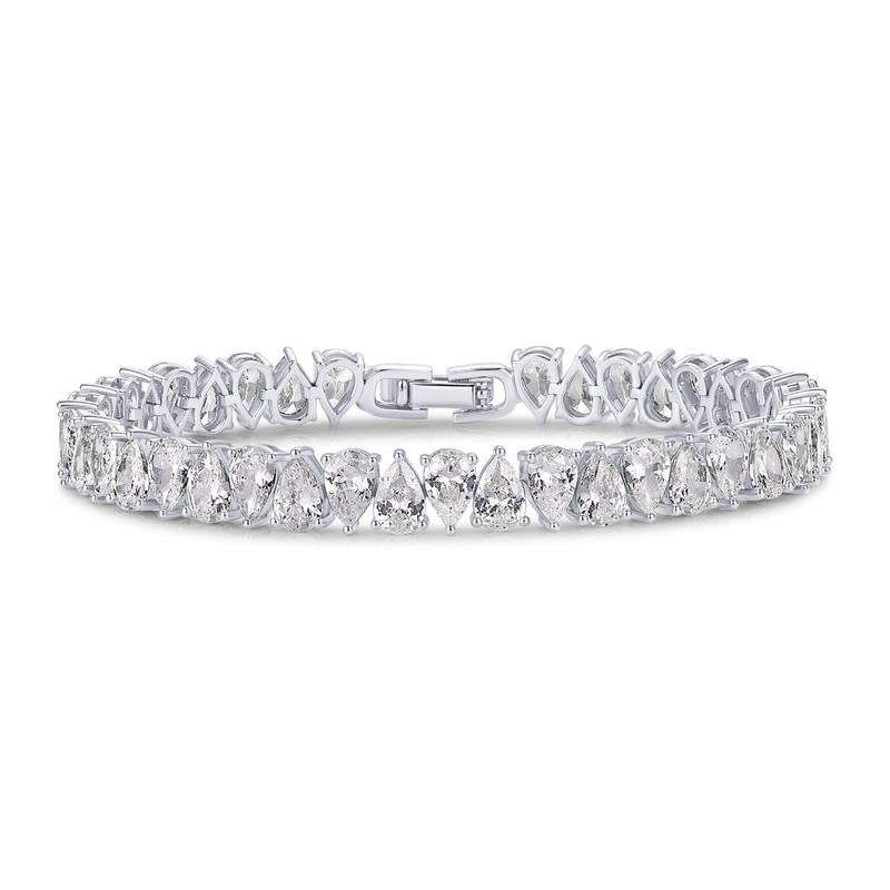 The Pear Eternity Tennis Bracelet