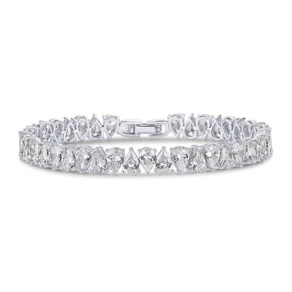 The Pear Eternity Tennis Bracelet