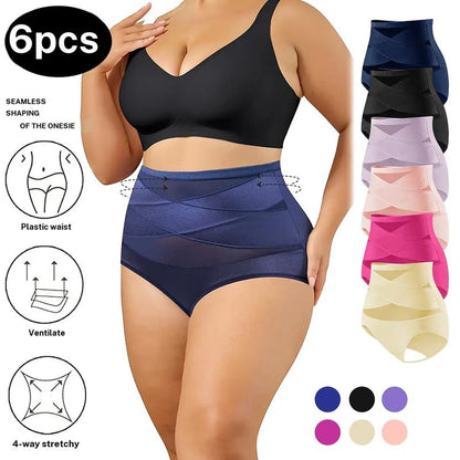 SCULPTA — High-Waist Shaping Panty (6-Pack)