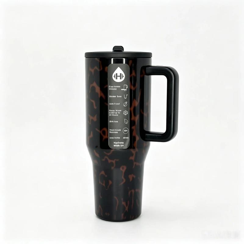 Korvital Aura 40oz Tumbler — Tortoiseshell Edition