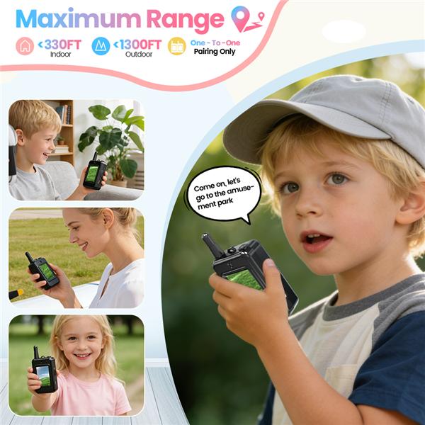Kids Video Walkie-Talkies – 2-Pack