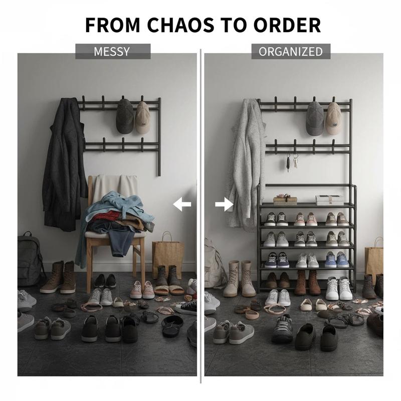 ClearEntry™ 3-in-1 Entryway Organizer