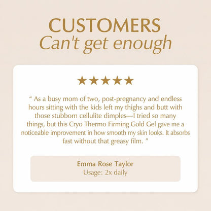 THERMIQUE — Cryo-Thermal Firming Gel