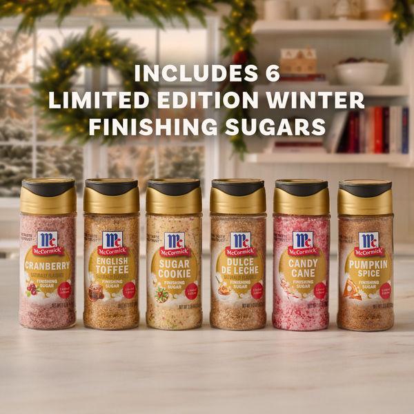 The Holiday Finishing Sugar Set (6 Flavors)