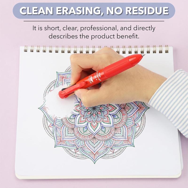 ClickBack™ 4-in-1 Erasable Pen (5-Pack)