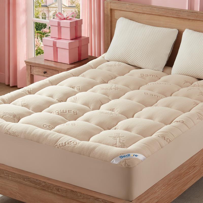 CloudLuxe™ Cooling Pillow-Top Mattress Topper
