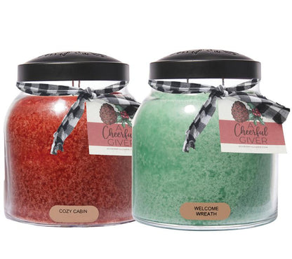 A Cheerful Giver 34 oz. Holiday Papa Jar Duo