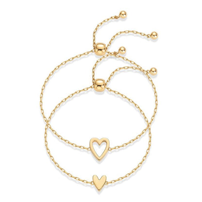 The Little Heart Matching Bracelet Set