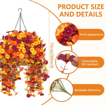Harvest Bloom Hanging Baskets