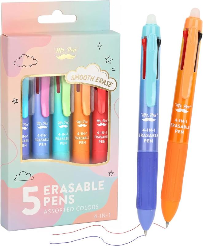ClickBack™ 4-in-1 Erasable Pen (5-Pack)