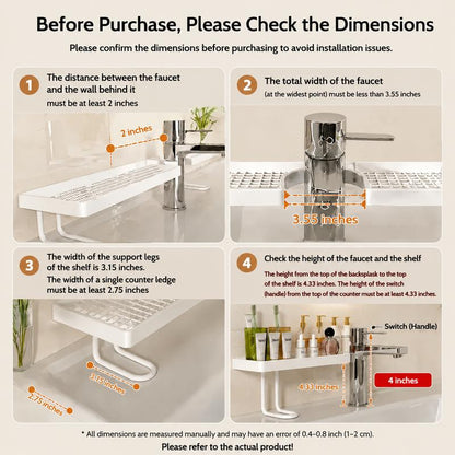 SinkSaver No-Drill Faucet Organizer