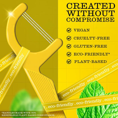 TRIMINT 3-Strand Floss Picks | Baking Soda + Mint | 300 Count